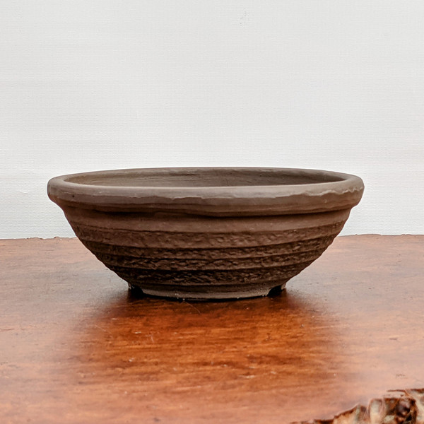 Udei (brown) Unglazed Bonsai Pot (No. 0831)