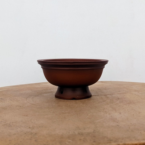 4" Unglazed Yixing Bonsai Pot (no. 858)