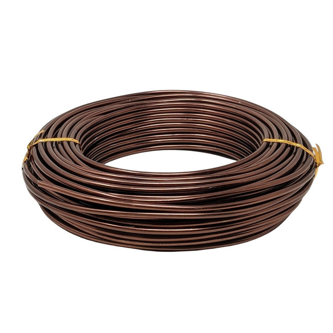 Brown / Copper Color Aluminum Bonsai Wire - (Select Roll & Gauge Size) 