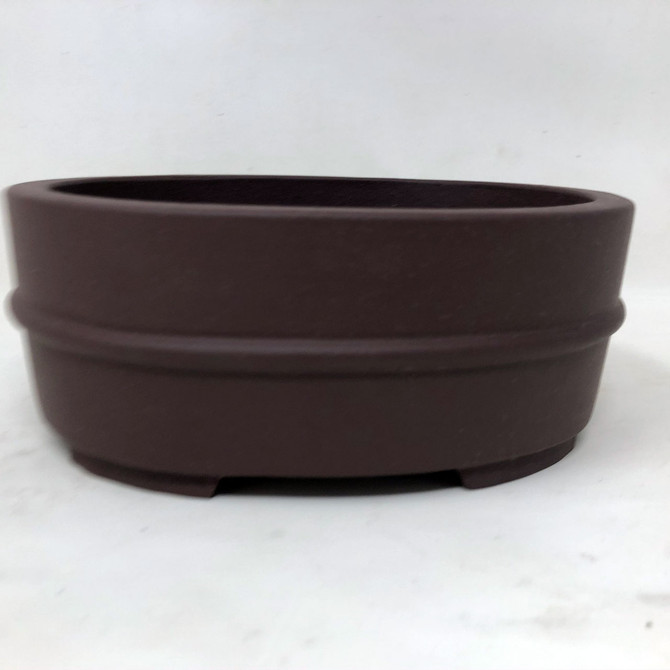6" Quality Oval Unglazed Yixing Pot (YX1058)