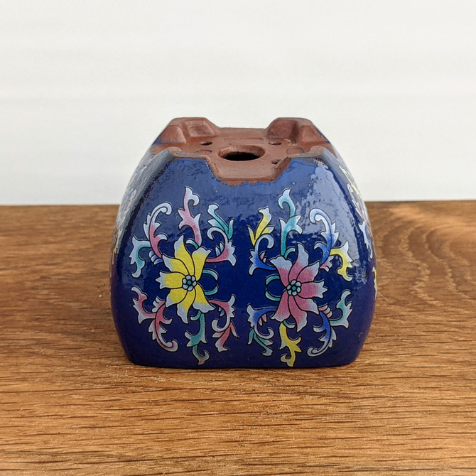 3" Quality Glazed Painted Yixing Pot (No. 1067b)