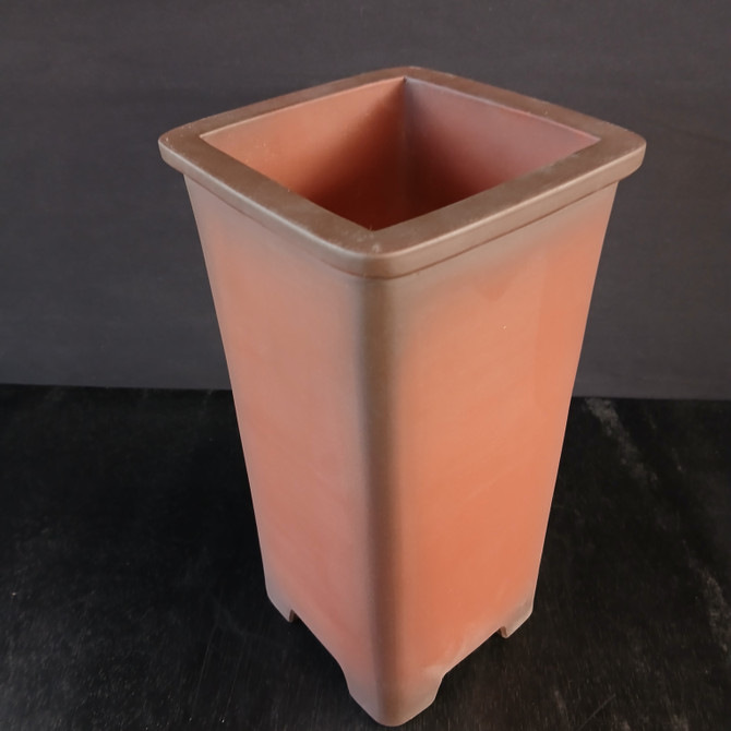 6" Tall Unglazed Cascade Yixing Pot (YX1104)