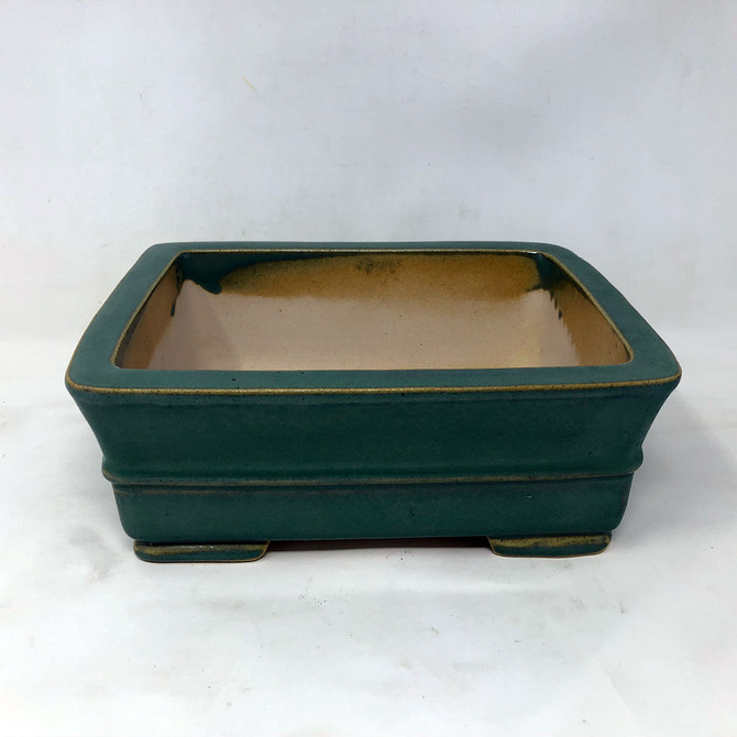 7" Green-ish Glazed Yixing Pot (YX1109)