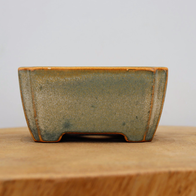 5" Green-ish Glazed Yixing Pot (No. 1113a)