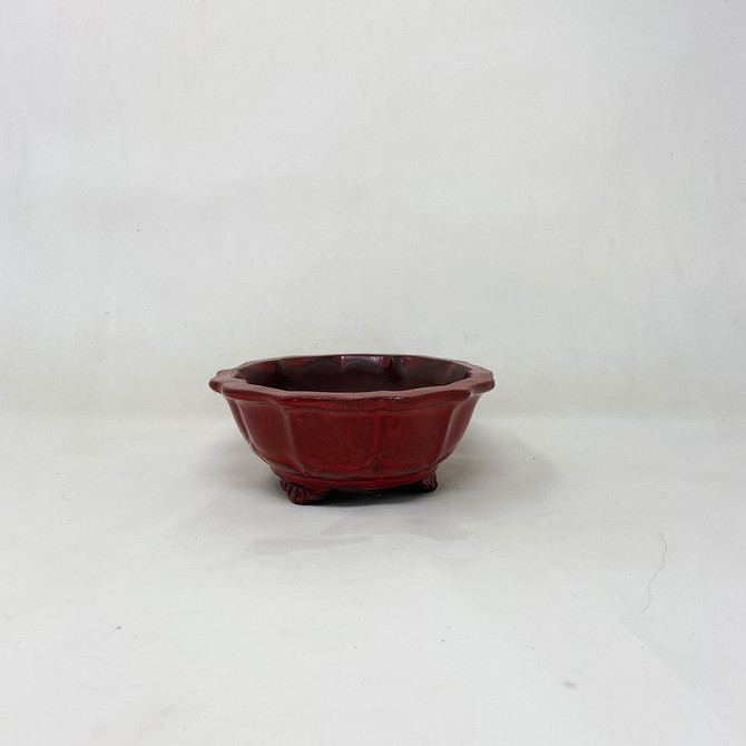 6" Red Glazed Yixing Pot (YX1123)