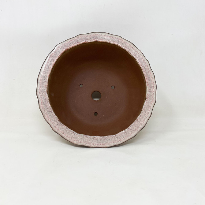 7" Pink, Purple, White Glazed Yixing Pot (YX1127)