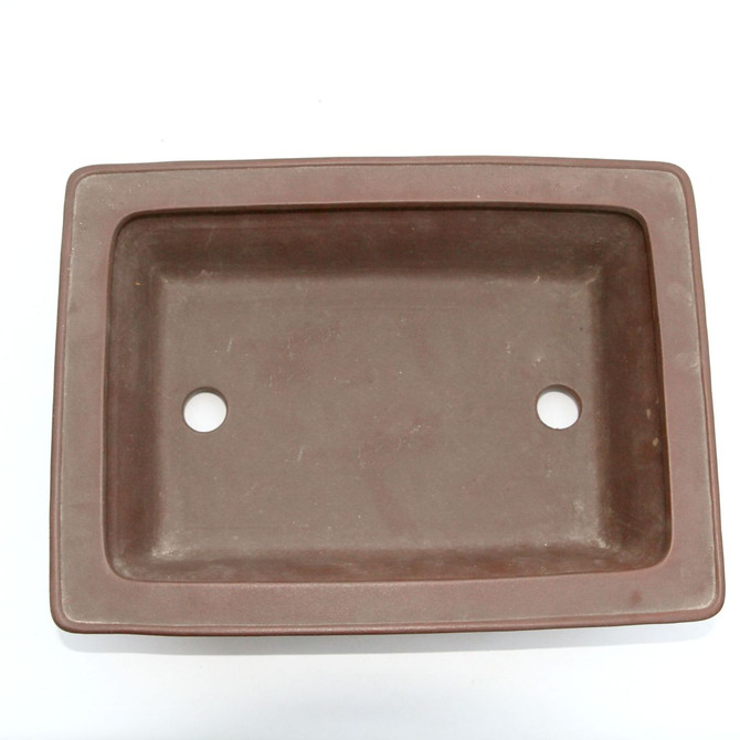 11" Unglazed Yamaaki Rectangle Tokoname Pot - TK1022