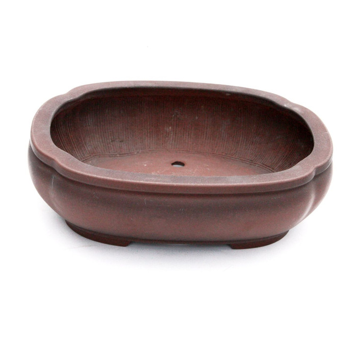 7" Unglazed Bigei Oval Tokoname Pot - TK1044