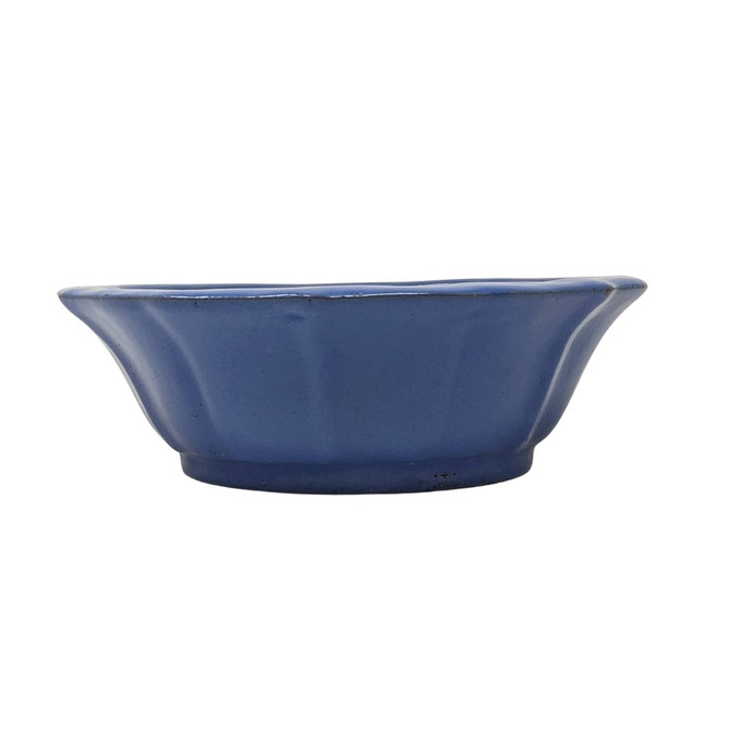 9-13" Glazed Yixing Pot in Blue (Choose Size)
