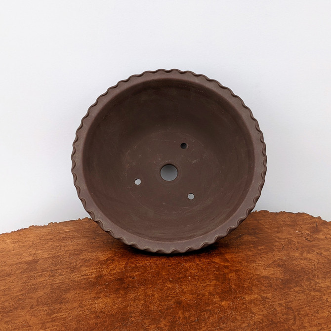 8"-12" Unglazed Round Ceramic Pot (Choose Size)