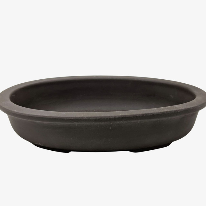 8-12" Unglazed Oval Ceramic Pot (Choose Size)