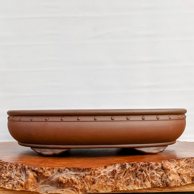 17" Unglazed Yixing Bonsai Pot (No. 1556)