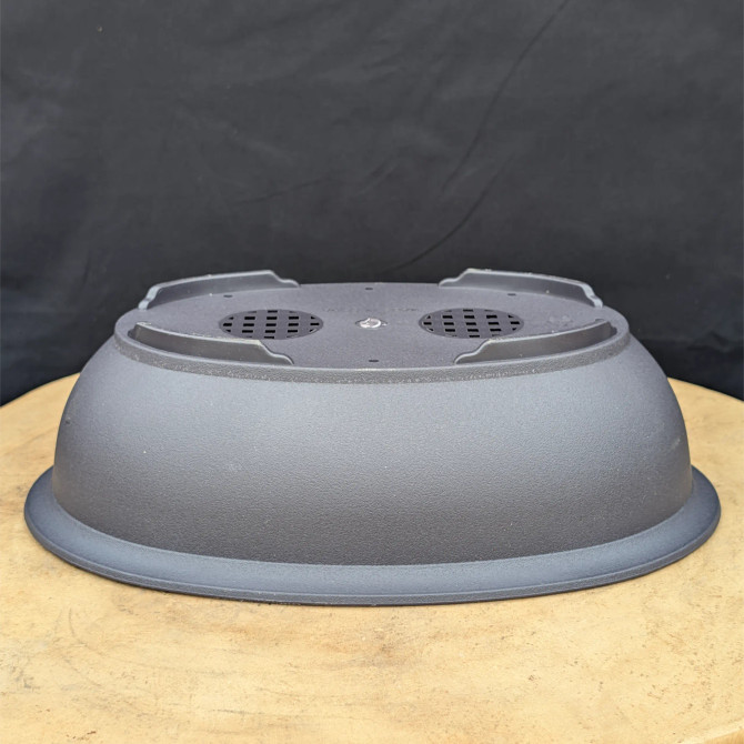 Tinyroots Oval Plastic Bonsai Training Pots – Charcoal (Set of 3)