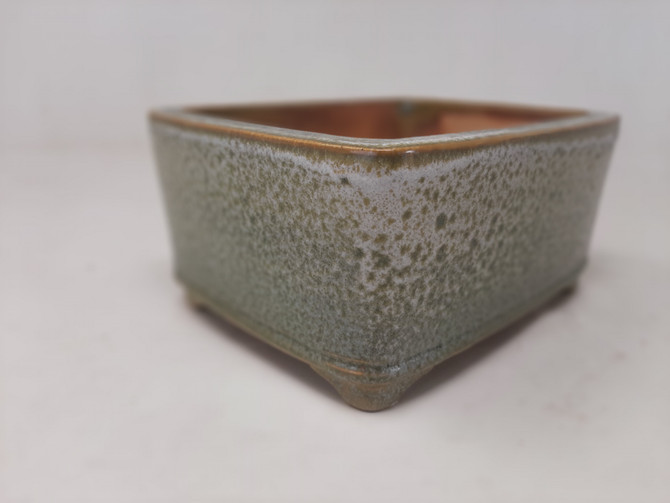 6 1/2" Glazed Yixing Bonsai Pot (YX1020-1c)