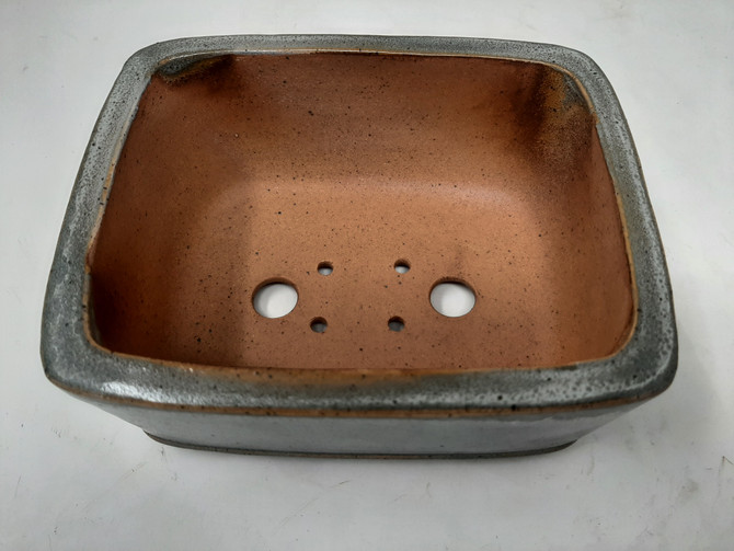 6 1/2" Glazed Yixing Bonsai Pot (YX1020-1d)