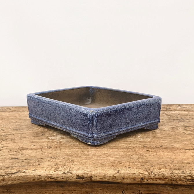 10" Blue Glazed Yixing Bonsai Pot (No. 1782)