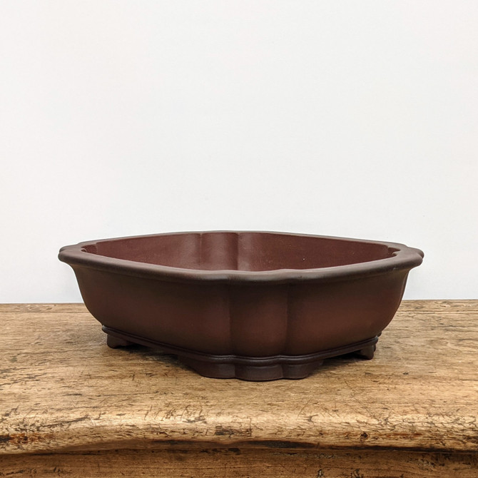 13" Unglazed Yixing Bonsai Pot (No. 1707)