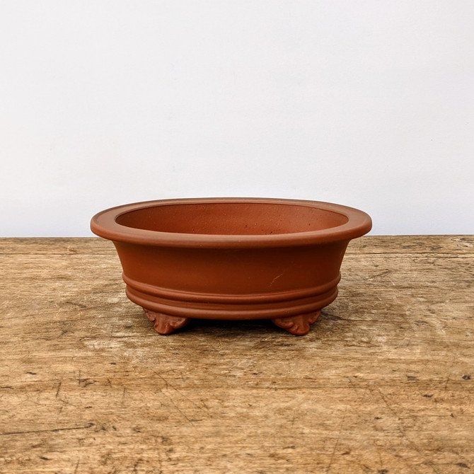 7" Unglazed Yixing Bonsai Pot (No. 1886)
