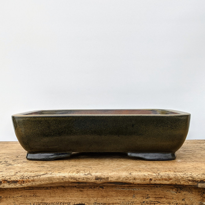 15" Glazed Yixing Bonsai Pot (No. 1860f)