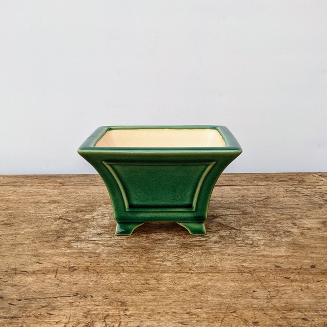 6" Green Glazed Yixing Bonsai Pot (No. 1958)