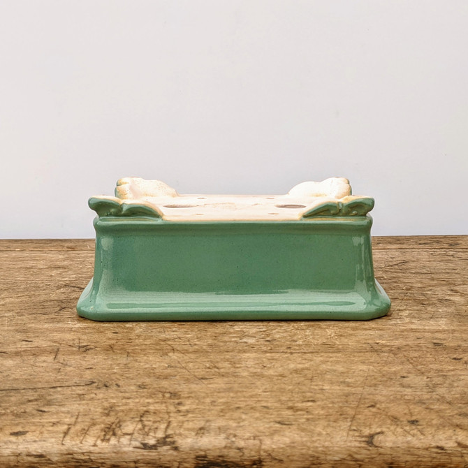 7" Green Glazed Yixing Bonsai Pot (No. 1975)