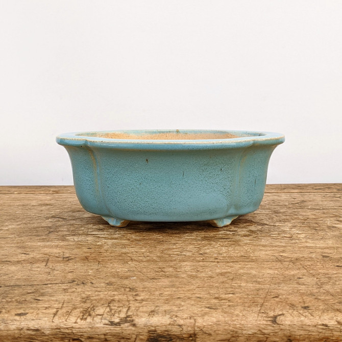 7" Glazed Yixing Bonsai Pot (No. 1879b)
