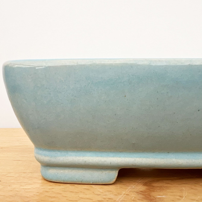 7" Light Blue Glazed Yixing Bonsai Pot (No. 1864a)