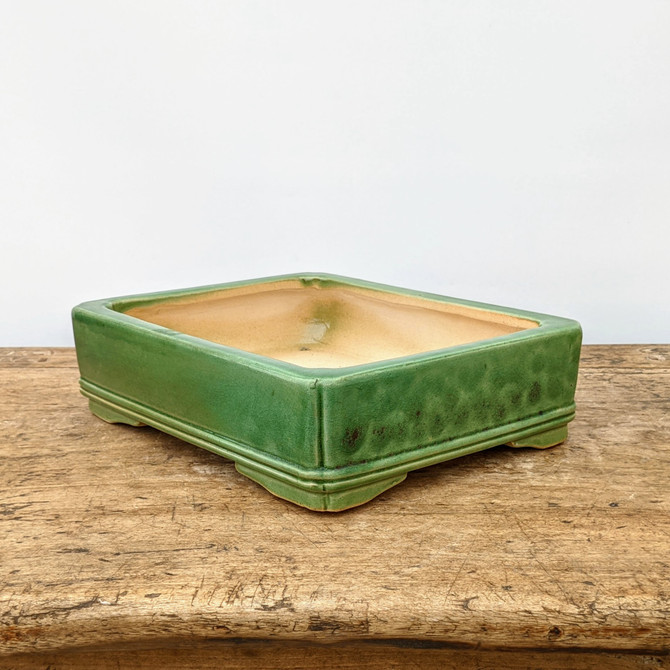 10" Green Glazed Yixing Bonsai Pot (No. 1781d)