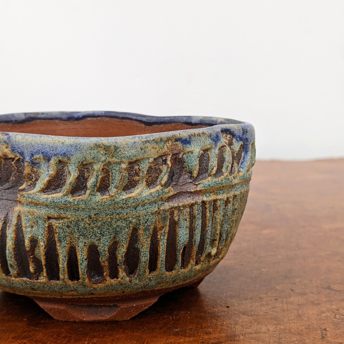 4" Handmade Pot by Paul Olson (No. 363)