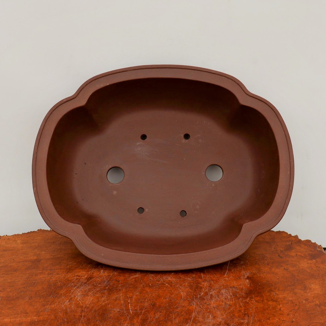 15" Unglazed Yixing Bonsai Pot (No. 2350)
