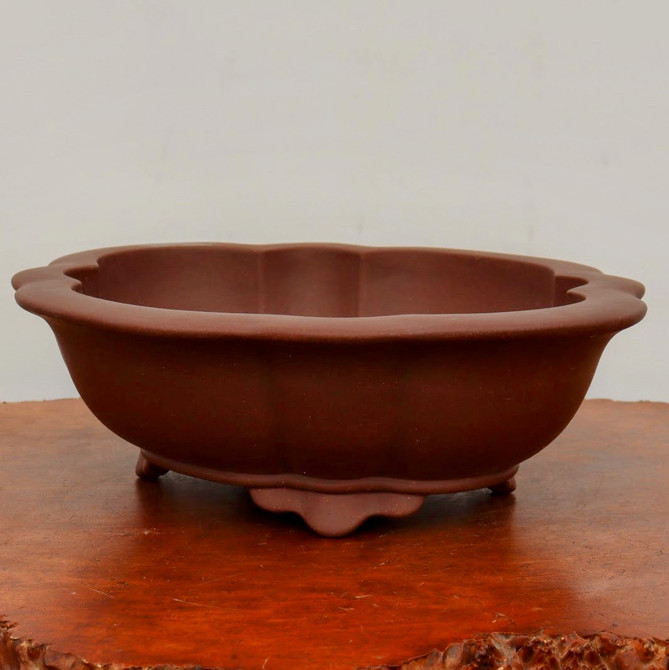 15" Unglazed Yixing Bonsai Pot (No. 2356)