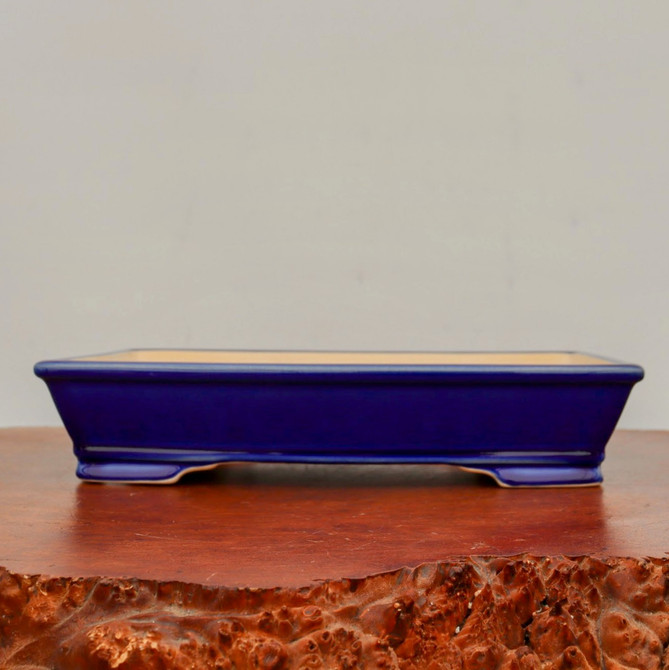 12" Glazed Yixing Bonsai Pot (No. 2339A)