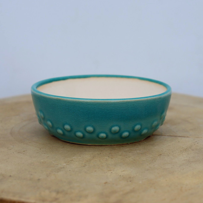 4" Glazed Yixing Bonsai Pot (No. 2026)