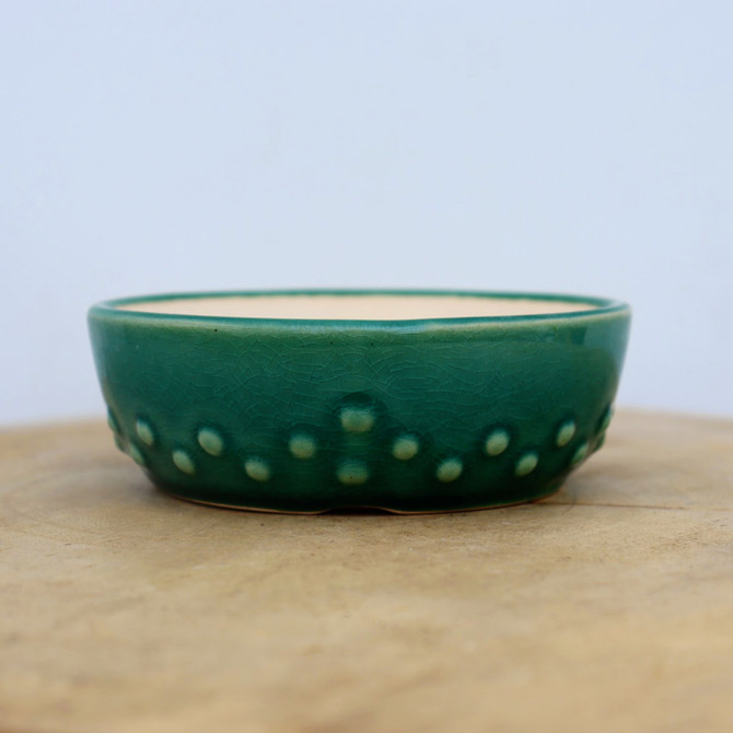 4" Glazed Yixing Bonsai Pot (No. 2031)