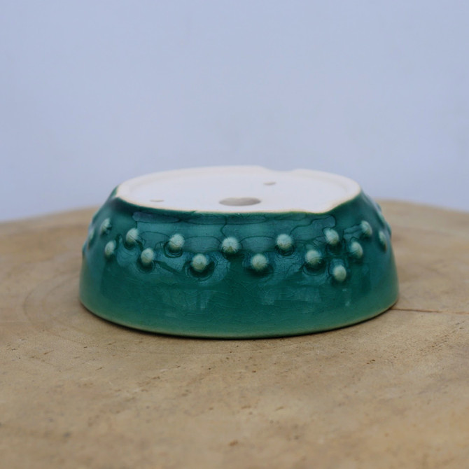 4" Glazed Yixing Bonsai Pot (No. 2031)