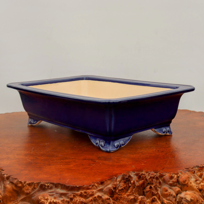 14" Glazed Yixing Bonsai Pot (No. 2142)