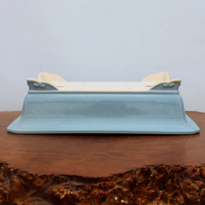 14" Glazed Yixing Bonsai Pot (No. 2140)