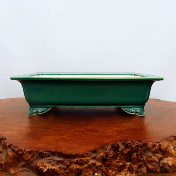 14" Glazed Yixing Bonsai Pot (No. 2143)