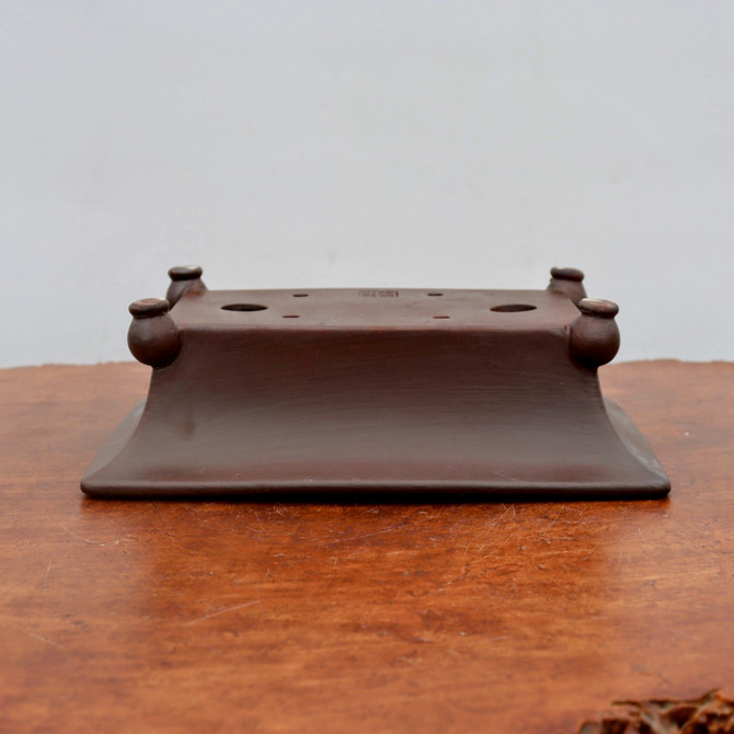 9" Glazed Yixing Bonsai Pot (No. 2130)