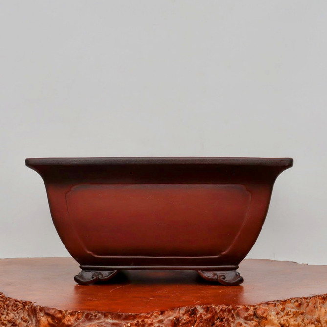 14" Unglazed Yixing Bonsai Pot (No. 2384)