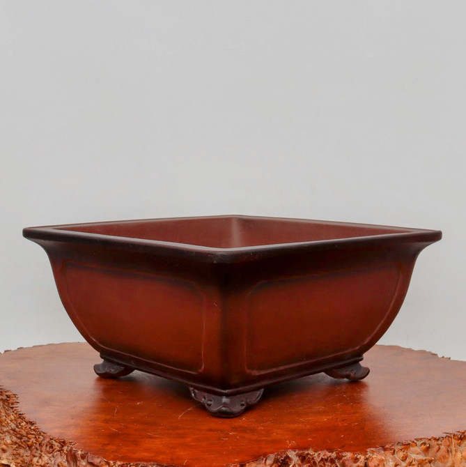 14" Unglazed Yixing Bonsai Pot (No. 2384)