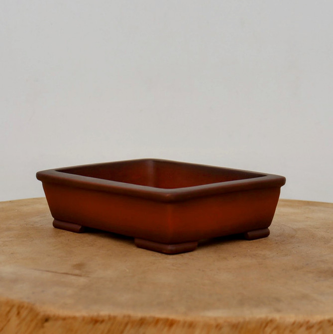 5" Unglazed Yixing Bonsai Pot (No. 2387)