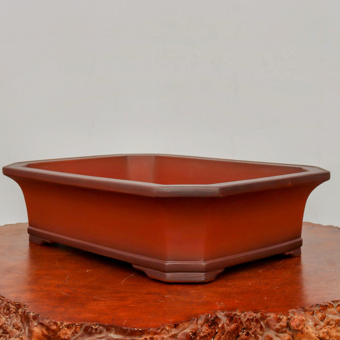 17" Unglazed Yixing Bonsai Pot (No. 2385)