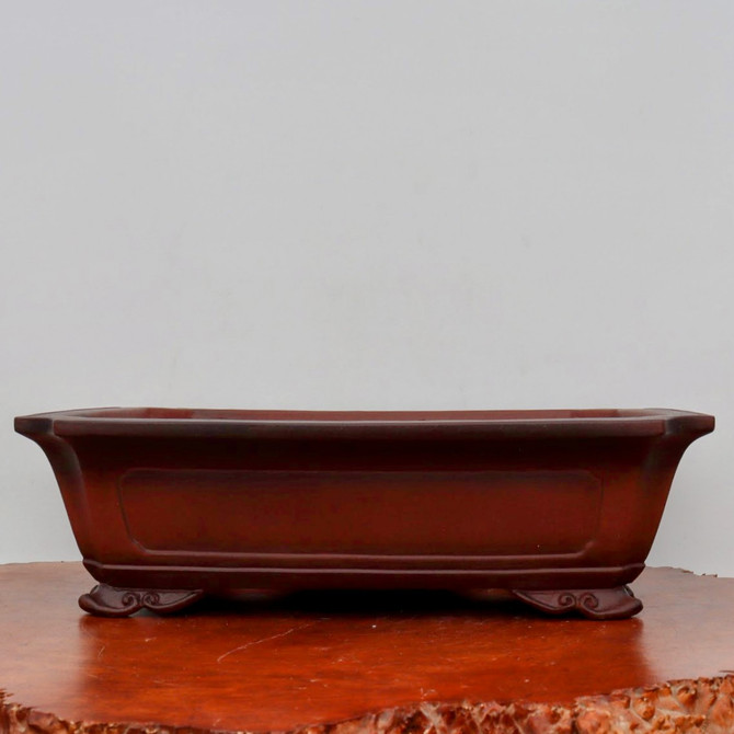 17" Unglazed Yixing Bonsai Pot (No. 2396)