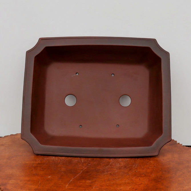 17" Unglazed Yixing Bonsai Pot (No. 2396)