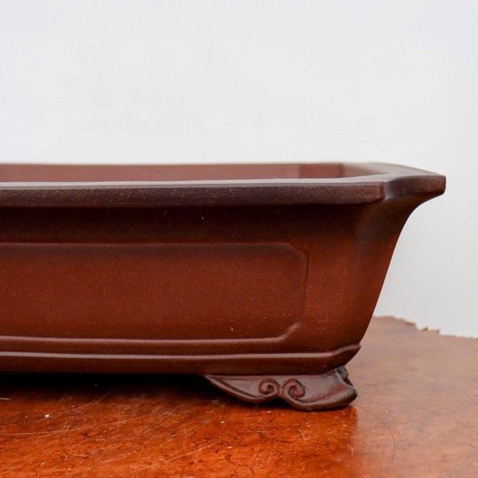 17" Unglazed Yixing Bonsai Pot (No. 2396)