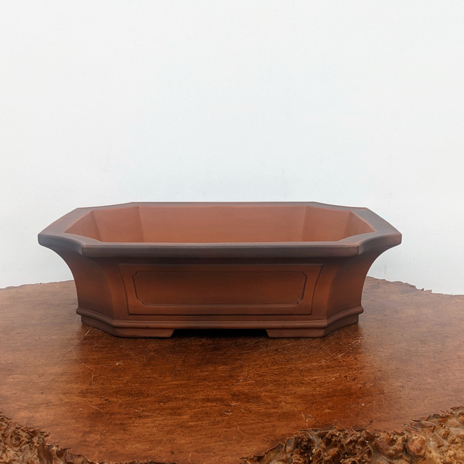 15" Unglazed Yixing Bonsai Pot (No. 2378)