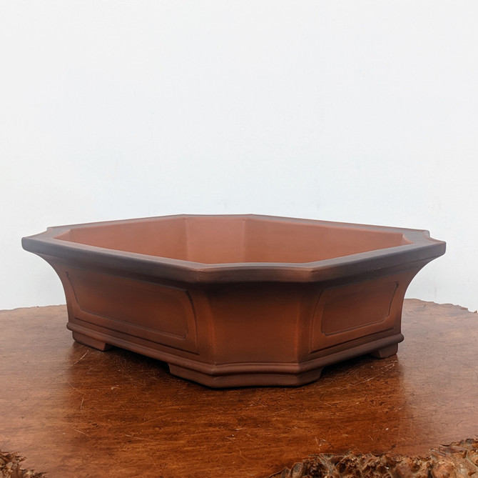 15" Unglazed Yixing Bonsai Pot (No. 2378)