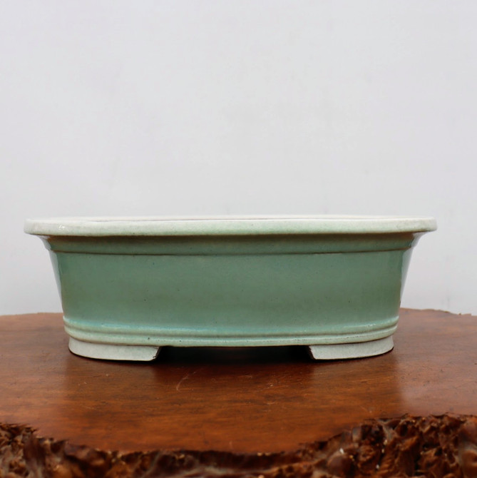 14-Inch Glazed Yixing Bonsai Pot (No. 2409e)