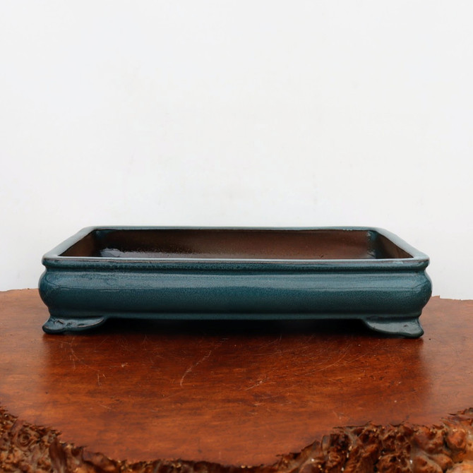 15-Inch Glazed Yixing Bonsai Pot (No. 2407b)